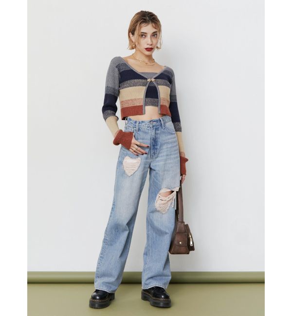 EVRIS「ラメアンサンブルニットトップス」|ニット・セーター|