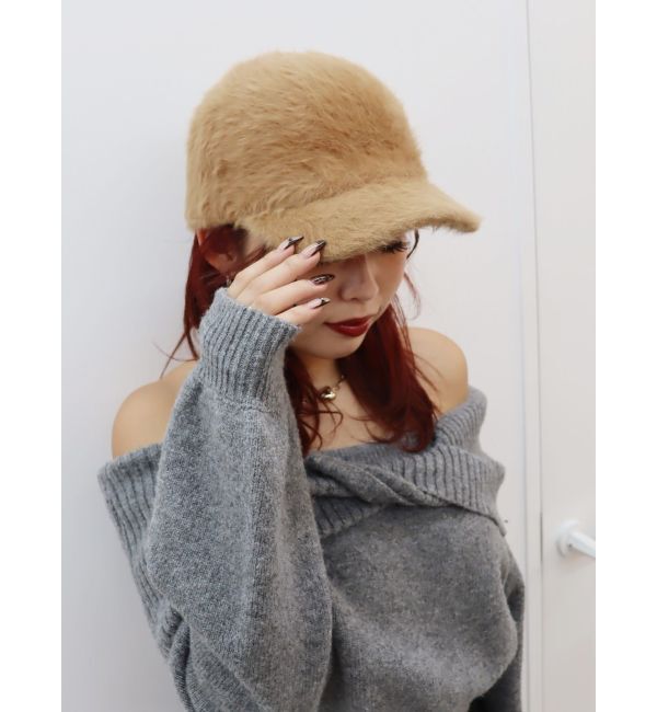 EVRIS「フェイクファーキャップ」|キャップ・キャスケット|
