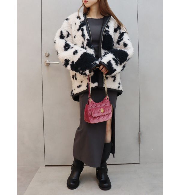 EVRIS「ドロストギャザーロングワンピース」|ワンピース|