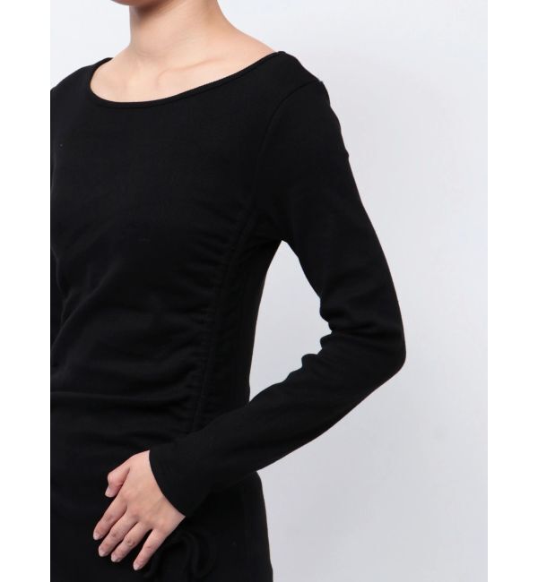 EVRIS「ドロストギャザーロングワンピース」|ワンピース|