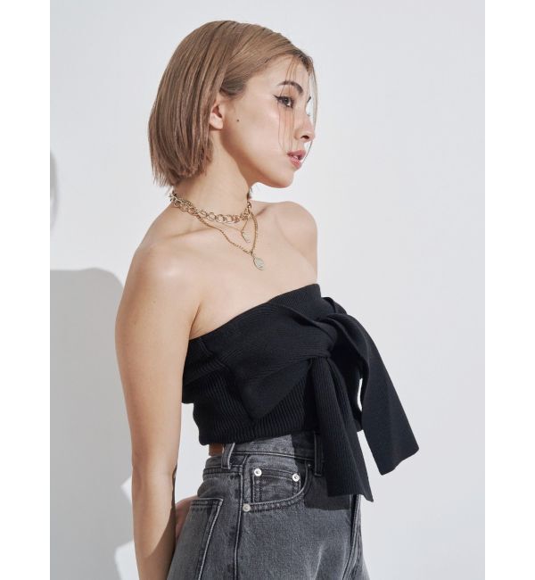 EVRIS「リボンニットベアビスチェ」|キャミソール|