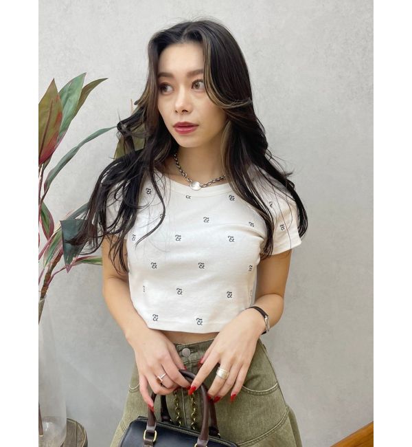 EVRIS「エンブロイダリーショートTシャツ」|Tシャツ・カットソー|