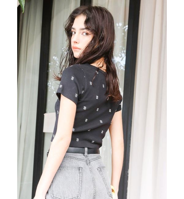 EVRIS「エンブロイダリーショートTシャツ」|Tシャツ・カットソー|