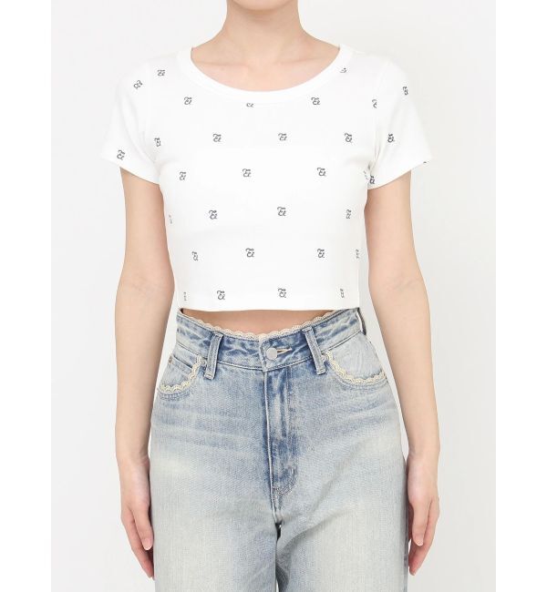 EVRIS「エンブロイダリーショートTシャツ」|Tシャツ・カットソー|