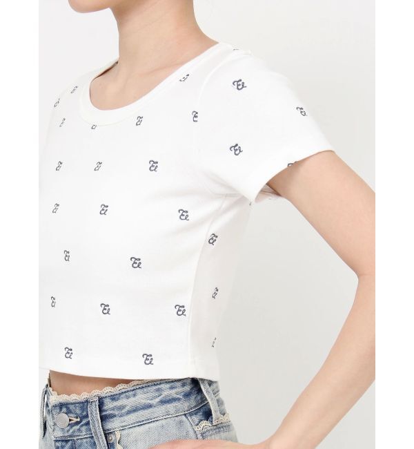 EVRIS「エンブロイダリーショートTシャツ」|Tシャツ・カットソー|