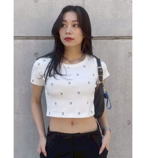 EVRIS「エンブロイダリーショートTシャツ」|Tシャツ・カットソー|