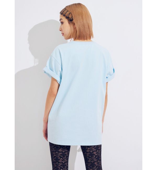 EVRIS「フロントロゴオーバーサイズTシャツ」|Tシャツ・カットソー|