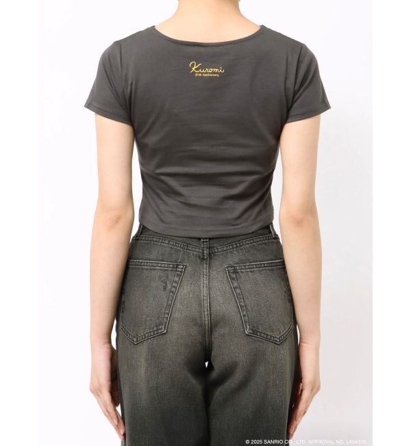 EVRIS「【メロクロコラボ】レースドッキングクロミTシャツ」|Tシャツ・カットソー|