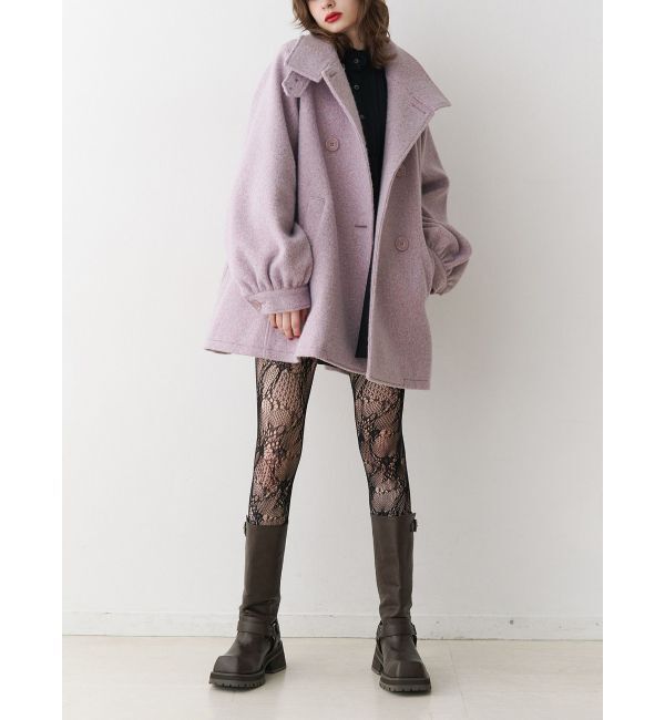 jouetie「Aラインミドルコート」|その他|ピンク