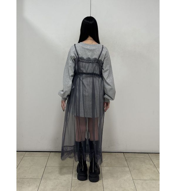 jouetie「チュールレイヤードロングワンピース」|ワンピース|