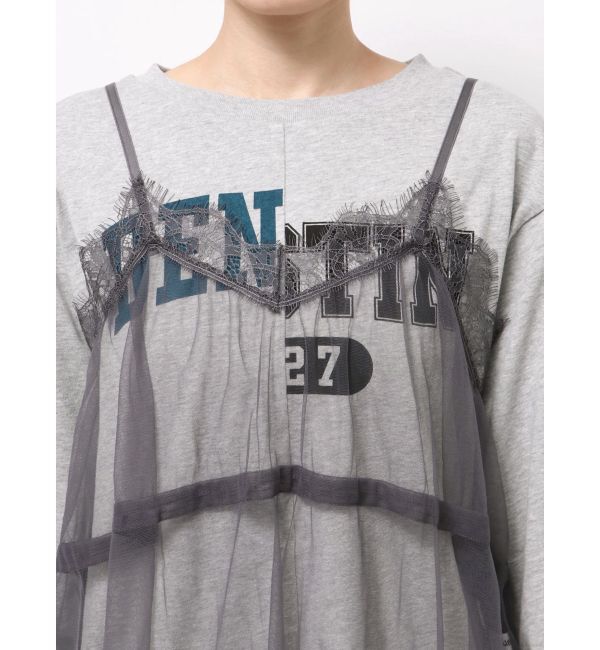 jouetie「チュールレイヤードロングワンピース」|ワンピース|