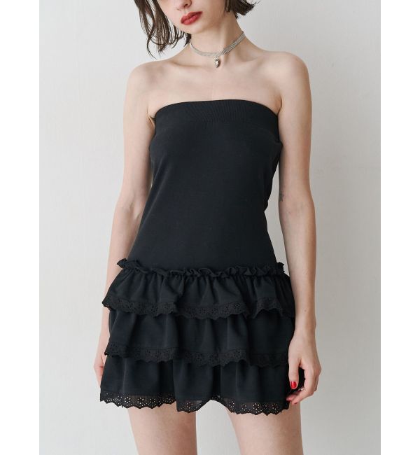 jouetie「ボレロセットフリルベアワンピース」|ワンピース|