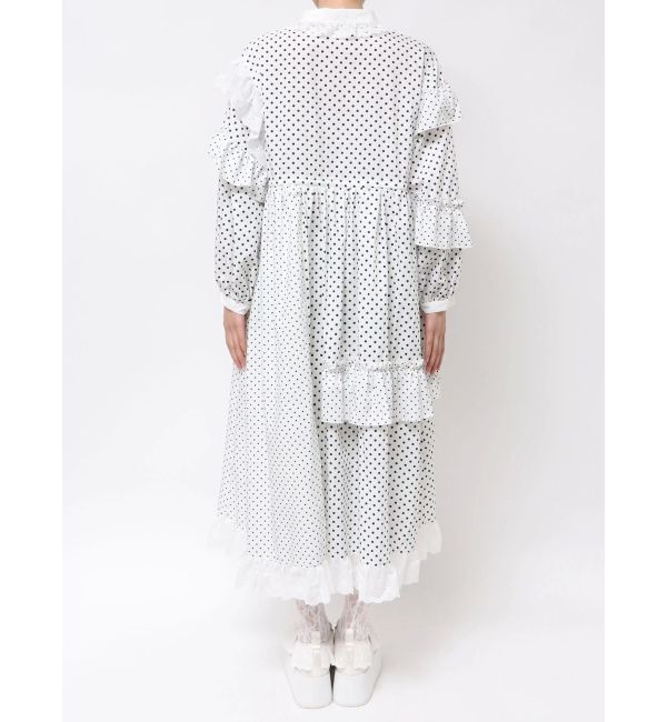 フリルドットデコレーションワンピース（merry jenny）｜ルミネの