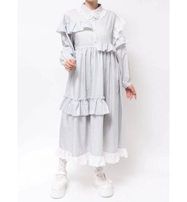 【新品】merry jenny / フリルドットデコレーションワンピース フリルドットデコレーションワンピース（merry jenny）｜ルミネの