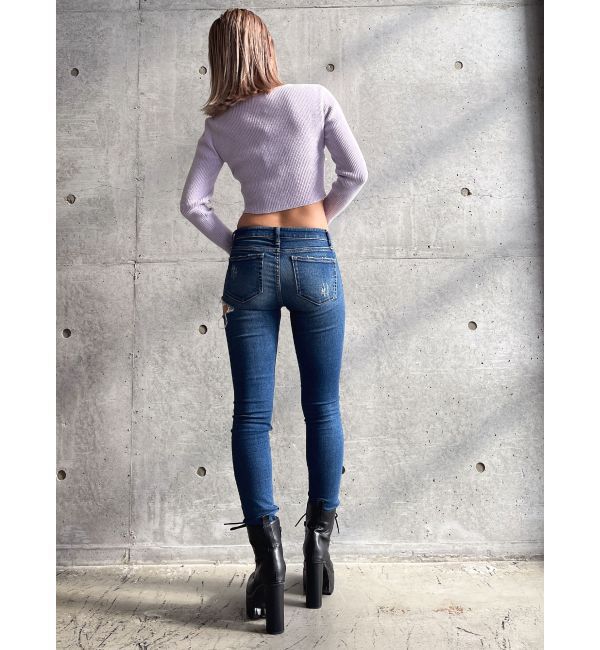 GYDA「ラメモールニットカーディガン」|カーディガン|