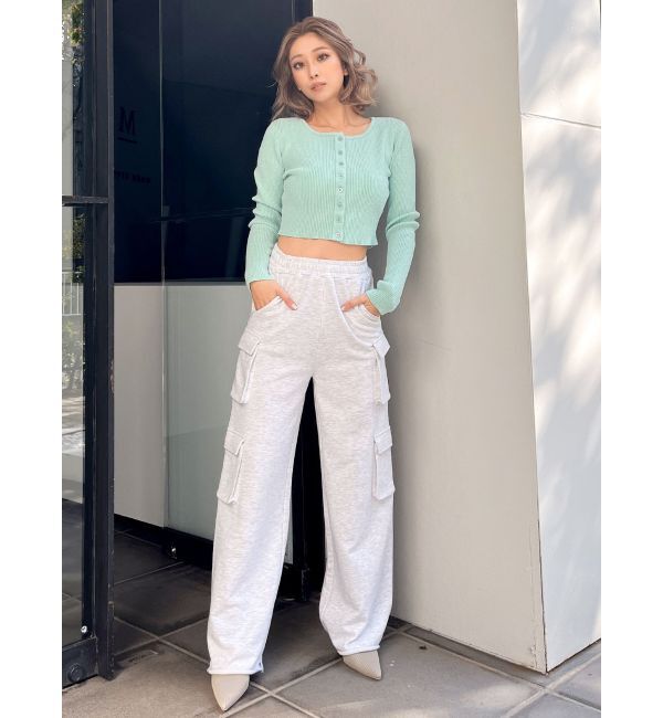 GYDA「ラメモールニットカーディガン」|カーディガン|