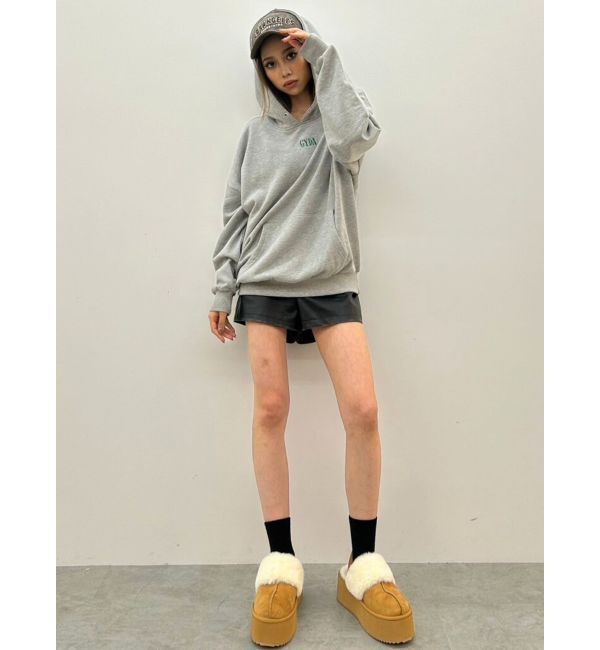 GYDA「ムートンライクプラットフォームスリッポン」|その他|