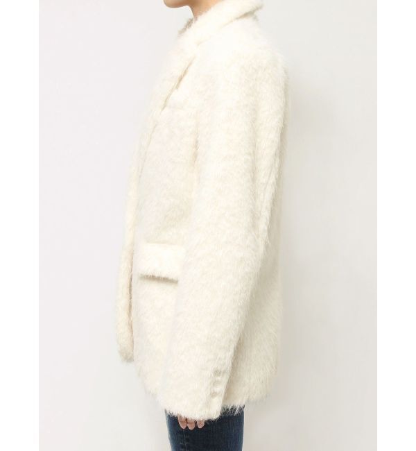 GYDA「シャギーシンプルジャケット」|テーラードジャケット|