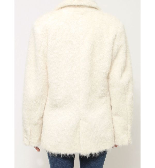 GYDA「シャギーシンプルジャケット」|テーラードジャケット|