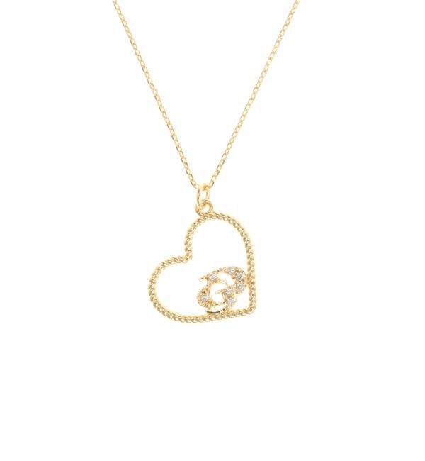 GYDA「JEYSUS GD ハートネックレス」|ネックレス|