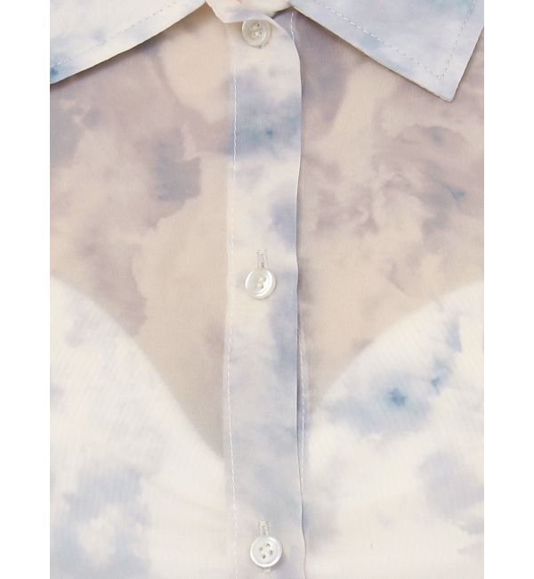 GYDA「SHEERショートシャツ」|シャツ・ブラウス|