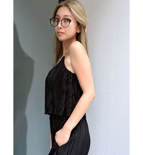 GYDA「サテンプリーツキャミビスチェ【SETUP着用可】」|キャミソール|