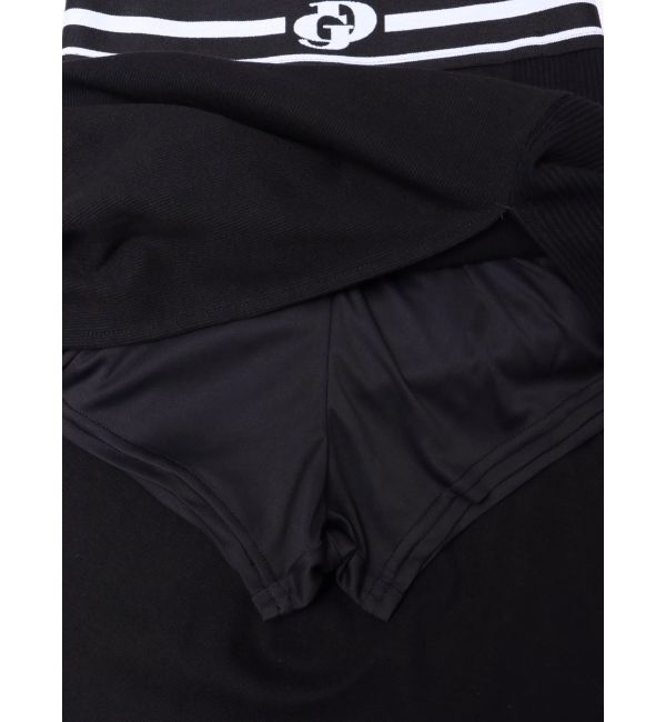 GYDA「GD JQ DEEPスリットLONGスカートライクショートパンツ」|スカート|