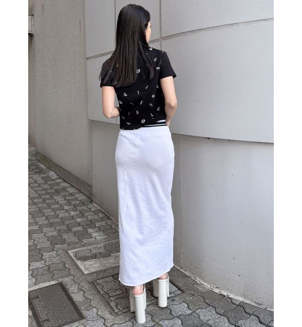 GYDA「GD JQ DEEPスリットLONGスカートライクショートパンツ」|スカート|