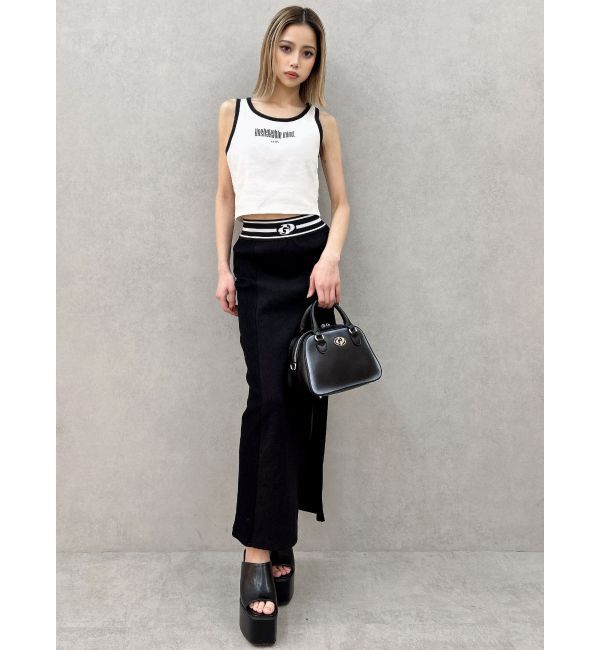 GYDA「GD JQ DEEPスリットLONGスカートライクショートパンツ」|スカート|