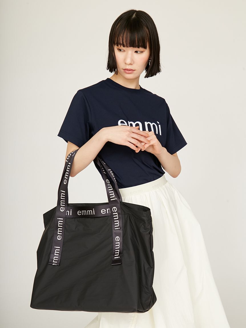 emmi atelier「【10th】【ONLINE限定カラー】emmiロゴビッグトートバッグ」|トートバッグ|