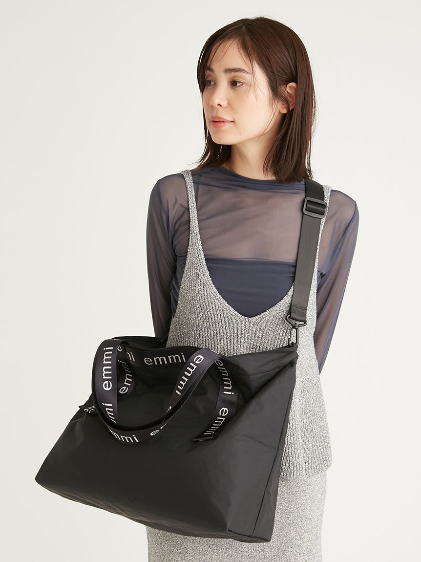 emmi atelier「【10th】【ONLINE限定カラー】emmiロゴビッグトートバッグ」|トートバッグ|
