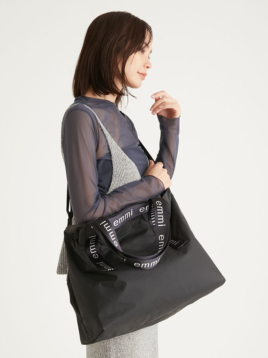 emmi atelier「【10th】【ONLINE限定カラー】emmiロゴビッグトートバッグ」|トートバッグ|