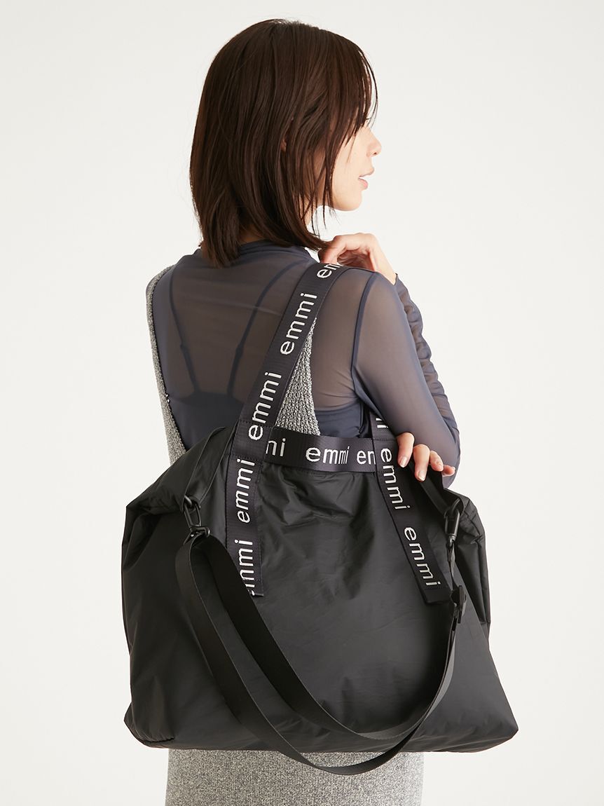 emmi atelier「【10th】【ONLINE限定カラー】emmiロゴビッグトートバッグ」|トートバッグ|