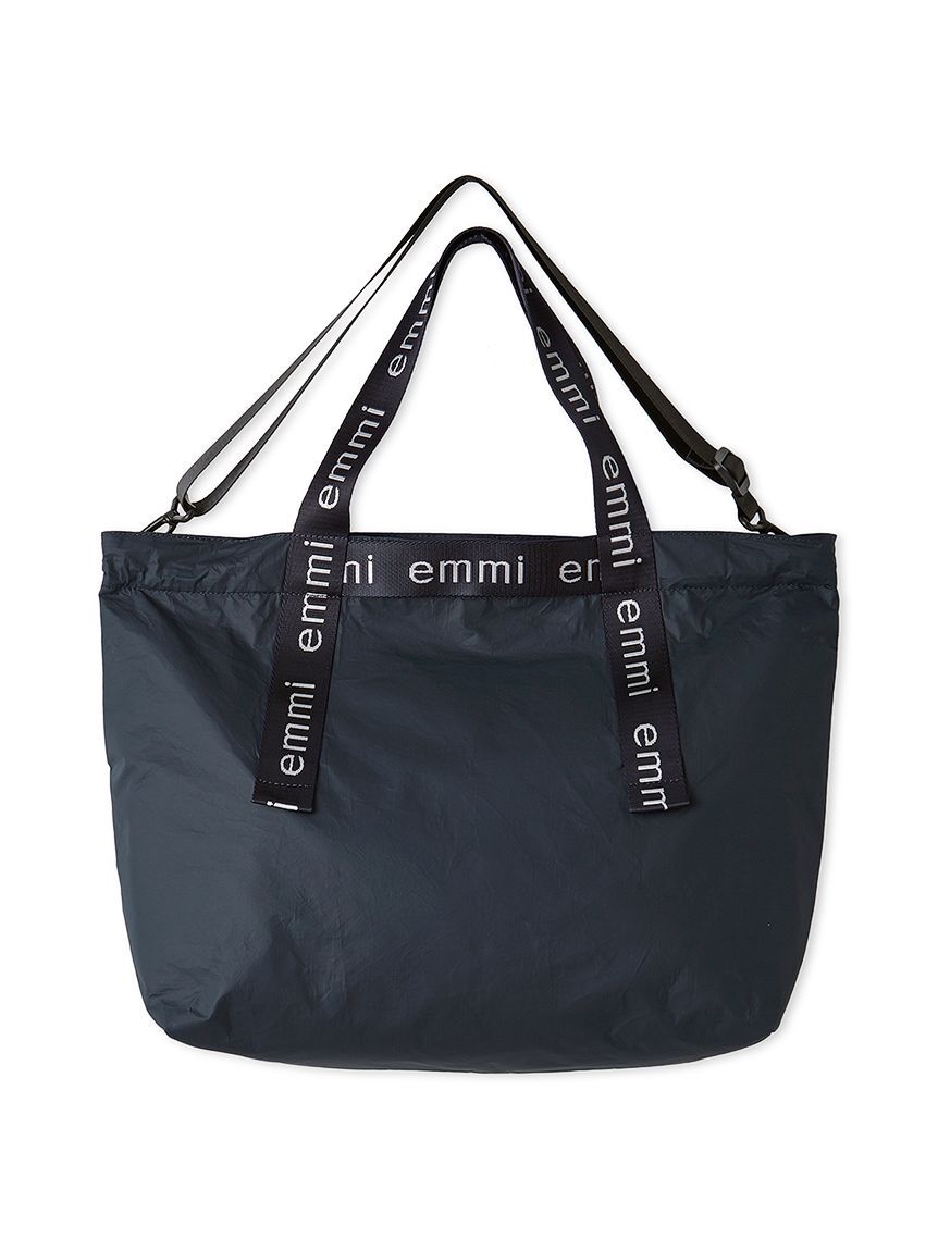 emmi atelier「【10th】【ONLINE限定カラー】emmiロゴビッグトートバッグ」|トートバッグ|NVY