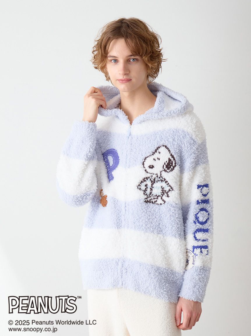 【PEANUTS】【UNISEX】オリジナルアート ジャガードパーカ PEANUTS】【UNISEX】オリジナルアート ジャガードパーカ（gelato pique