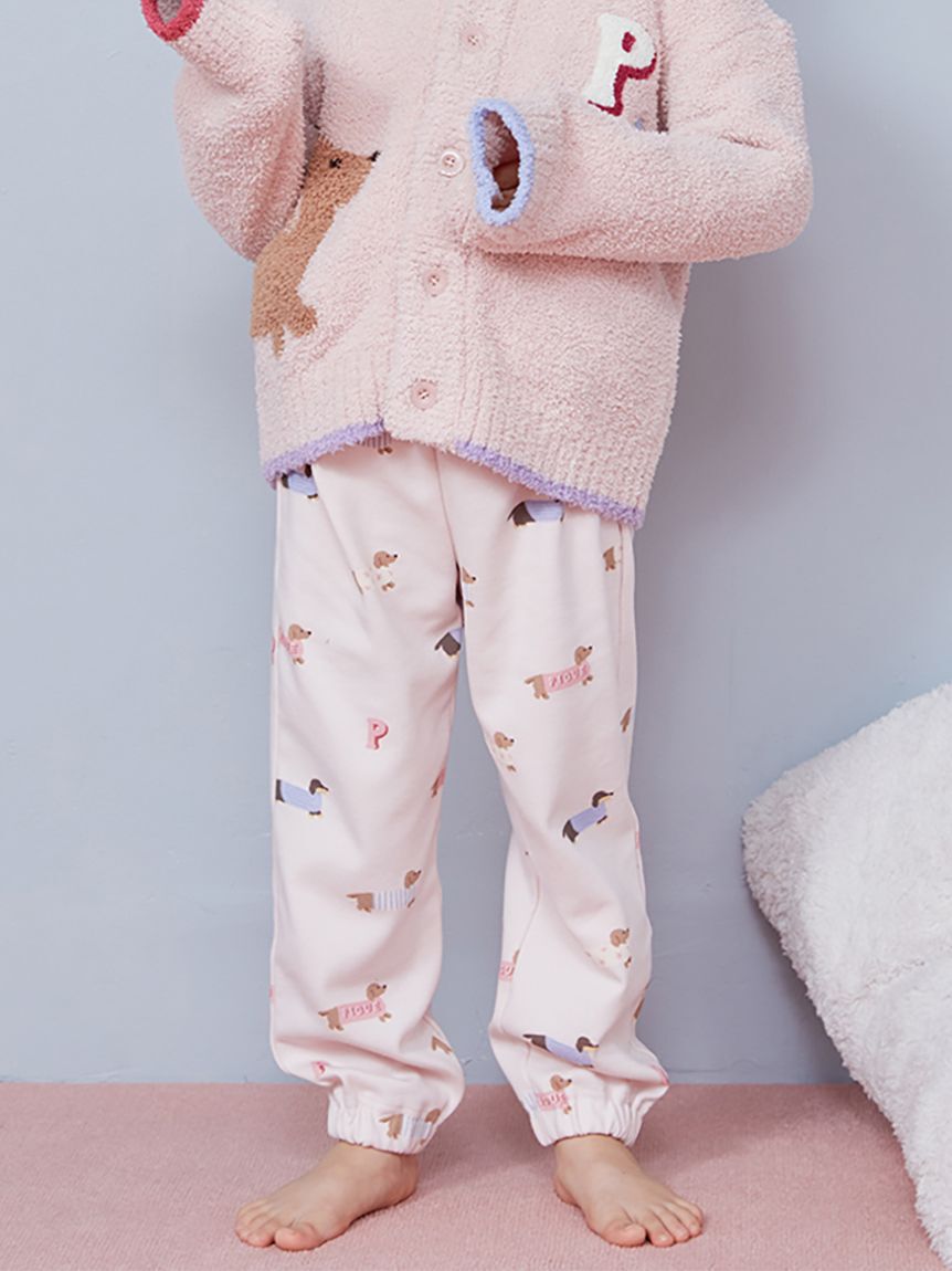 KIDS】ダックスフンド柄ロングパンツ（GELATO PIQUE KIDS & BABY