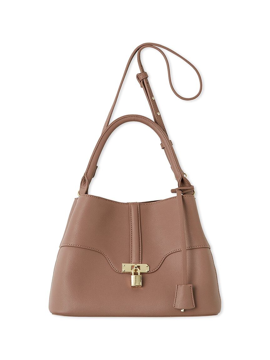 SNIDEL「パッドロックバッグ」|ハンドバッグ|PNK