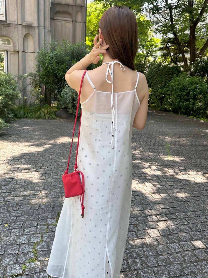 SNIDEL「レイヤードプリントキャミワンピース」|ワンピース|