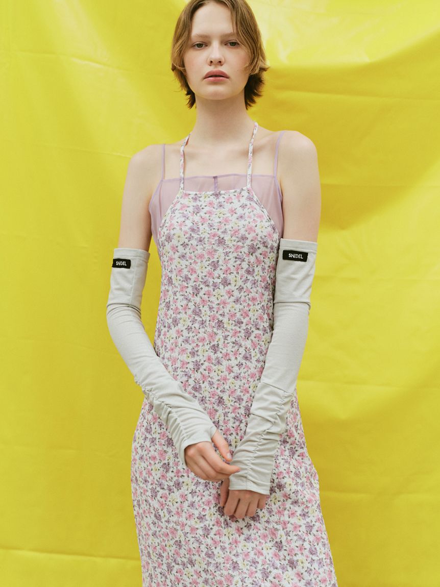 SNIDEL「レイヤードプリントキャミワンピース」|ワンピース|