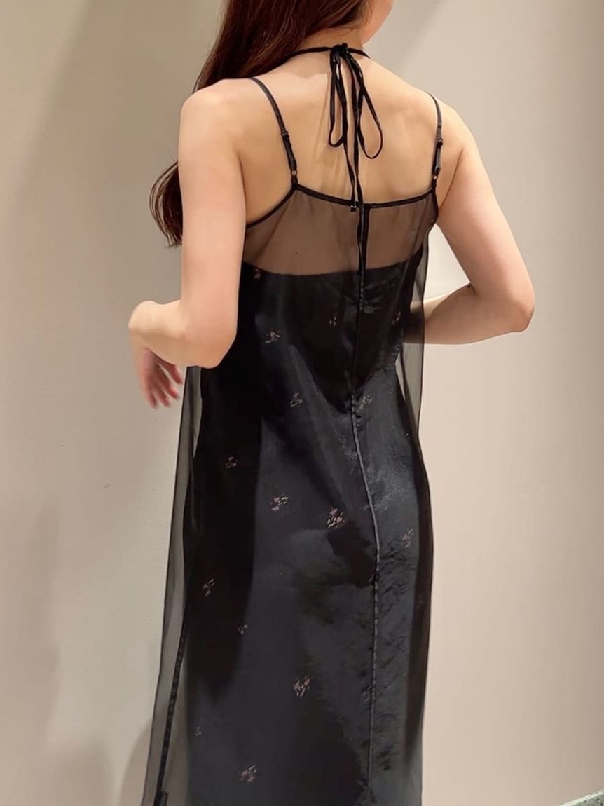 SNIDEL「レイヤードプリントキャミワンピース」|ワンピース|