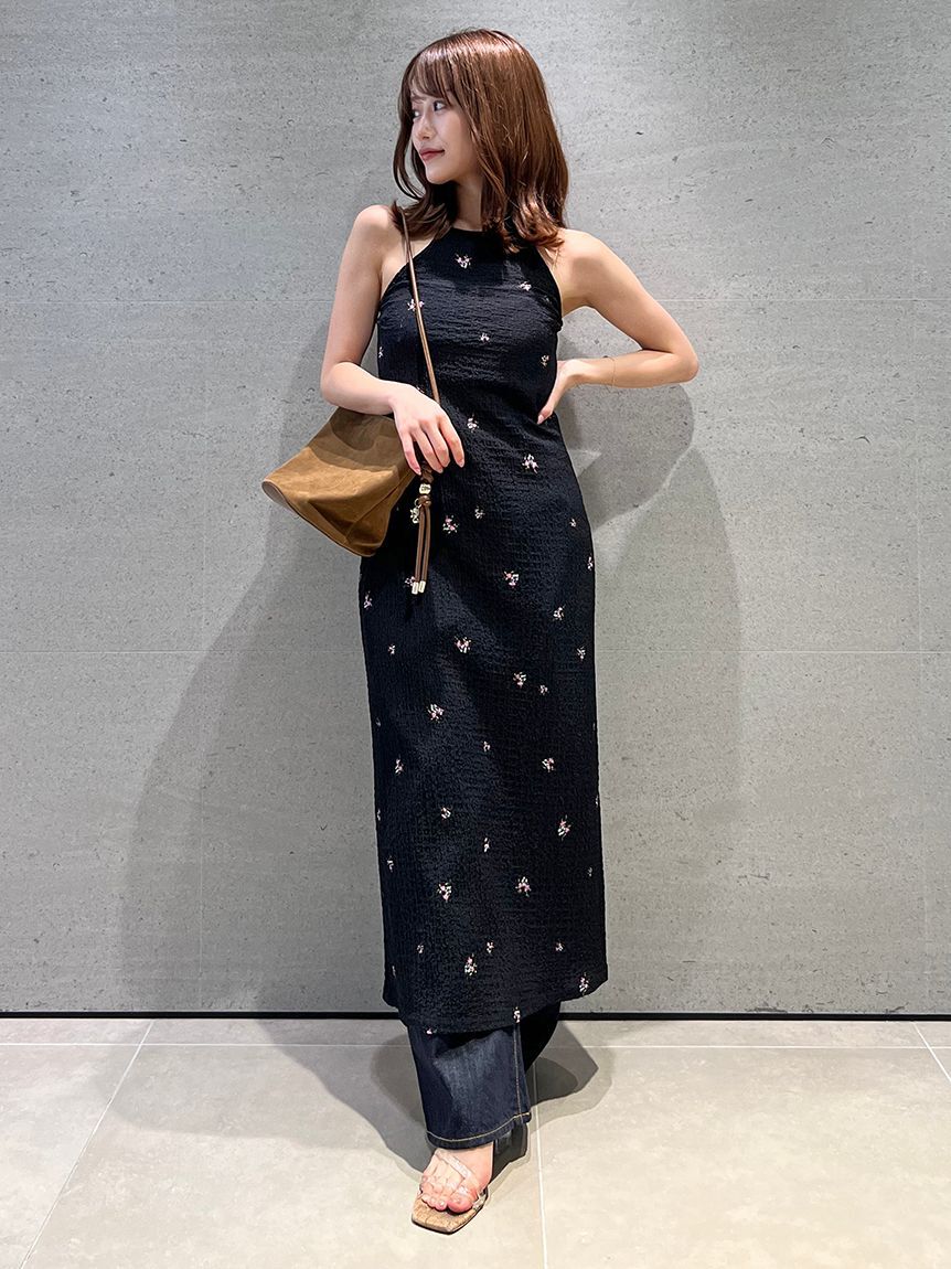 SNIDEL「レイヤードプリントキャミワンピース」|ワンピース|