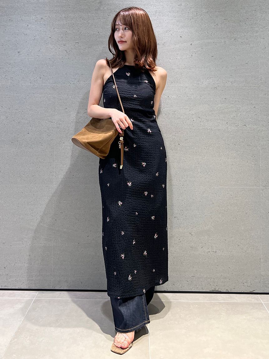 SNIDEL「レイヤードプリントキャミワンピース」|ワンピース|