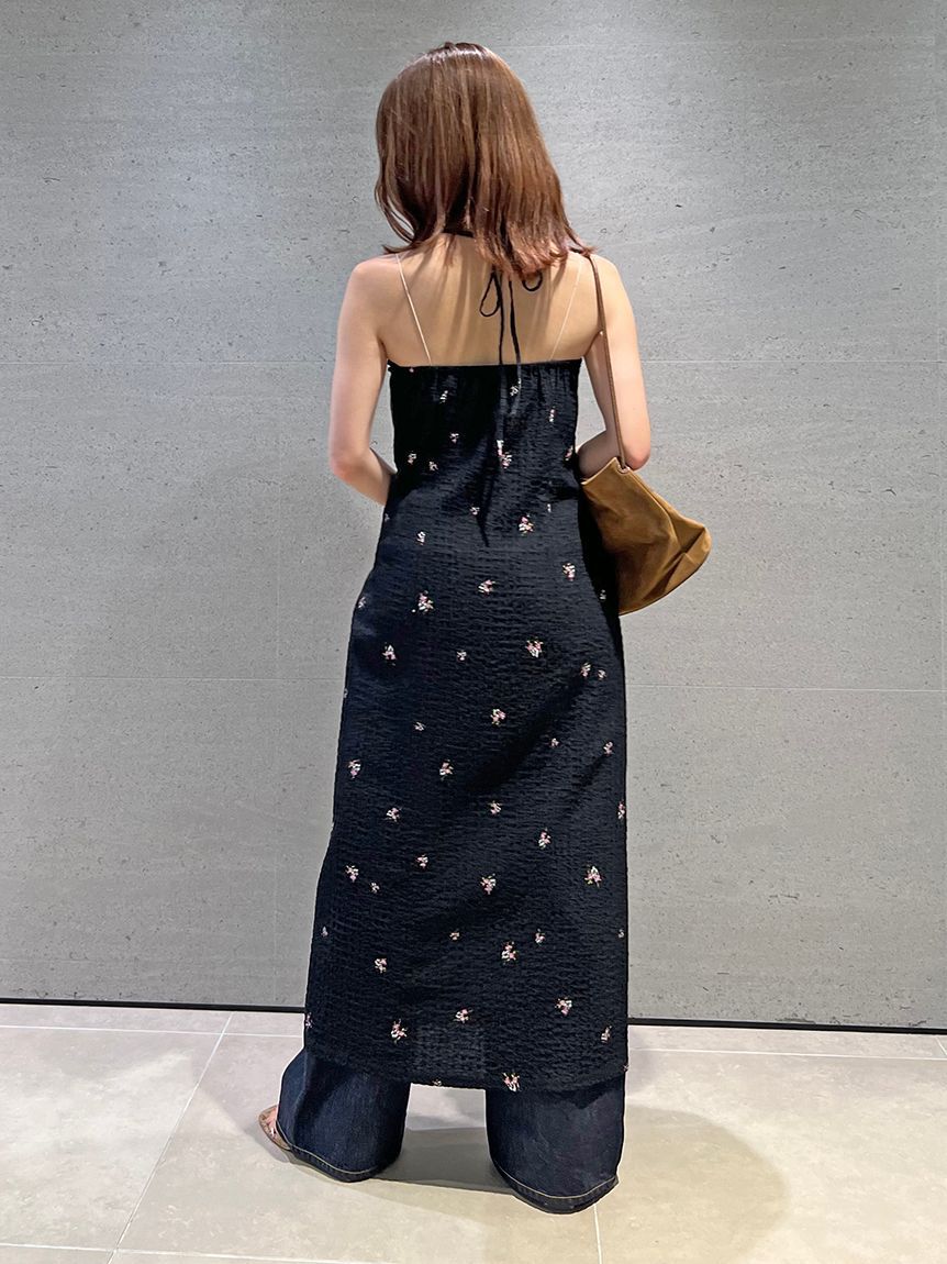 SNIDEL「レイヤードプリントキャミワンピース」|ワンピース|