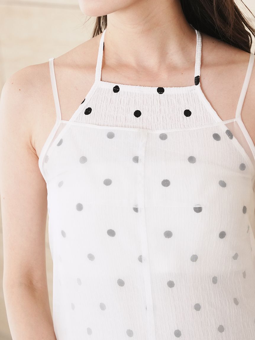 SNIDEL「レイヤードプリントキャミワンピース」|ワンピース|