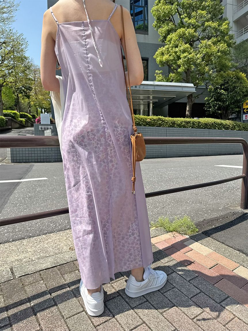 SNIDEL「レイヤードプリントキャミワンピース」|ワンピース|