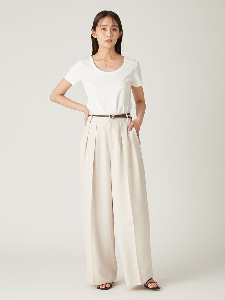 FRAY I.D「ラウンドネックTシャツ」|Tシャツ・カットソー|