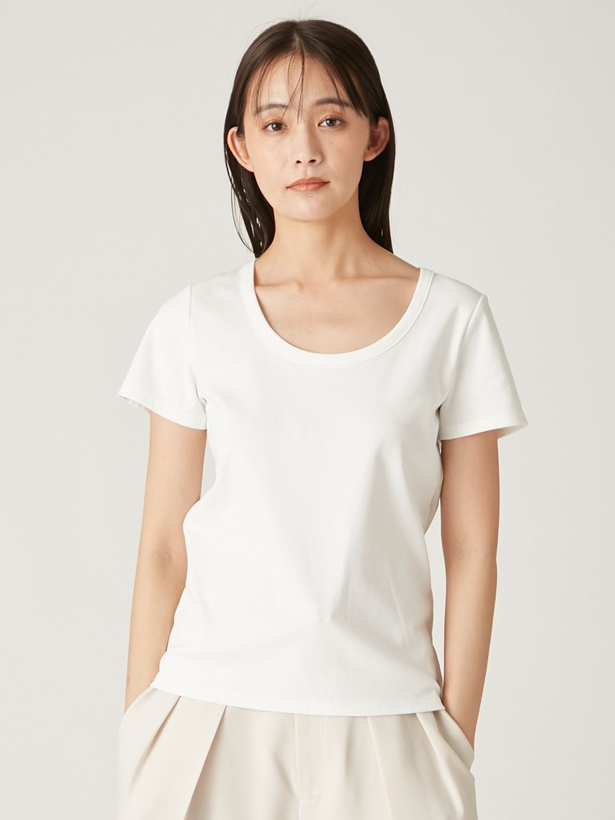 FRAY I.D「ラウンドネックTシャツ」|Tシャツ・カットソー|