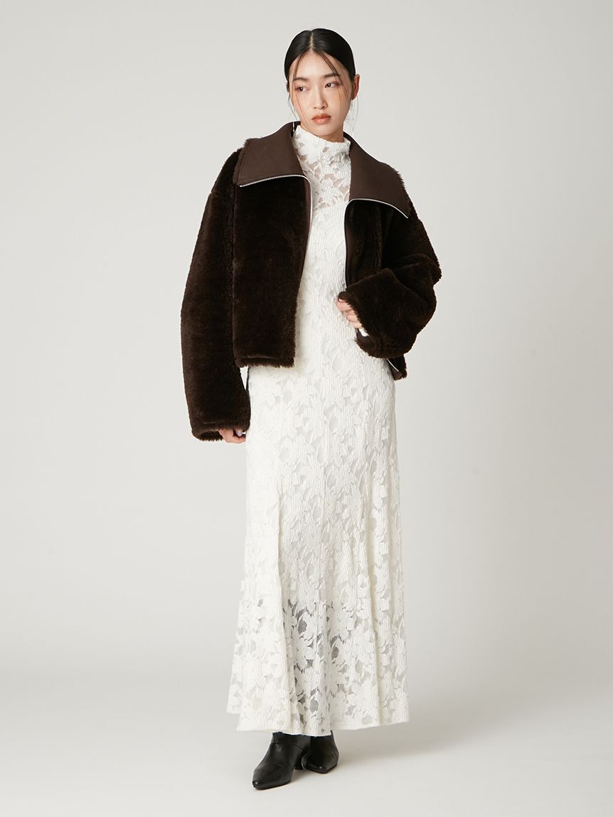 FRAYI.D フラワーレースストレッチワンピース フラワーストレッチレースワンピース（FRAY I.D）｜ルミネの