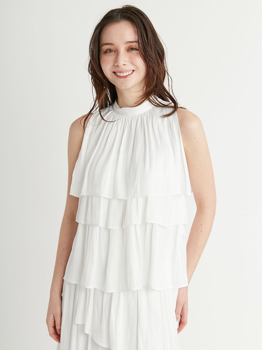 CELFORD「ギャザーティアードブラウス」|シャツ・ブラウス|