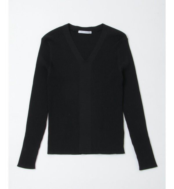 IKKA LOUNGE「ハイゲージVネックプルオーバー」|プルオーバー|ブラック